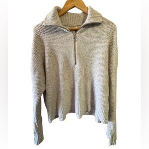 William Rast Light Gray Women's Turtleneck Sweater